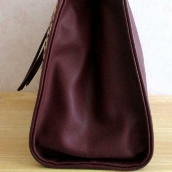 ANTONIO MELANI TWO WAY ZIP TOTE LEOPARD - Picture 3 of 5